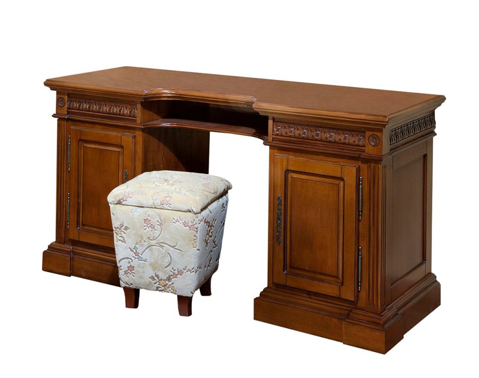 Туалетный столик с зеркалом из массива дерева