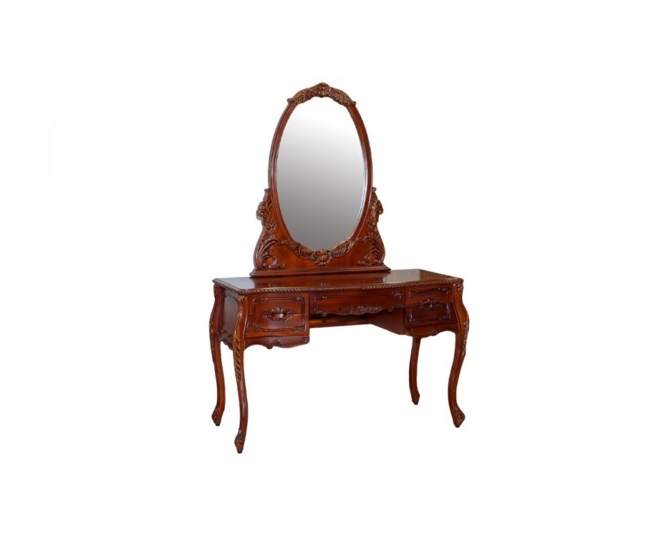 Туалетный столик с зеркалом из массива дерева