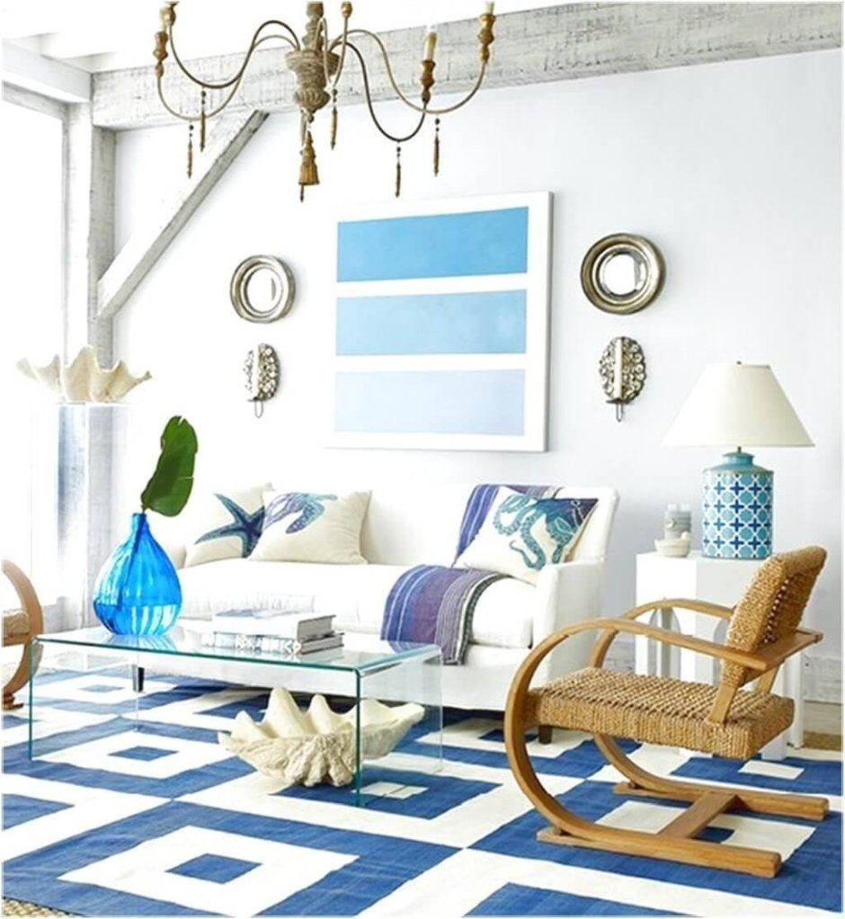 Морская тематика в интерьере