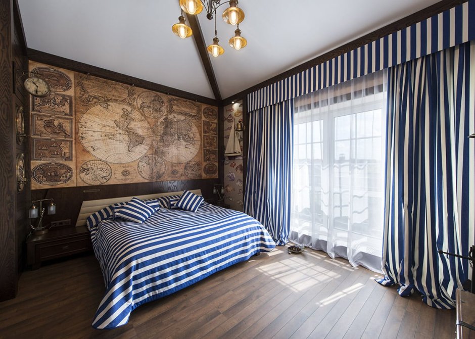 Шторы в морском стиле