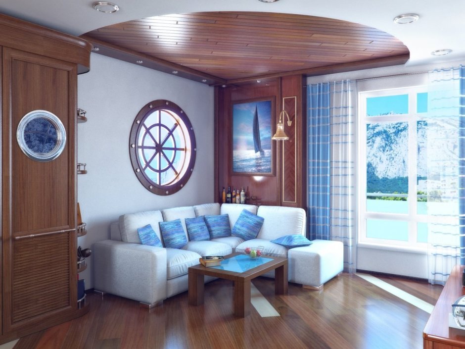 Квартира в морском стиле