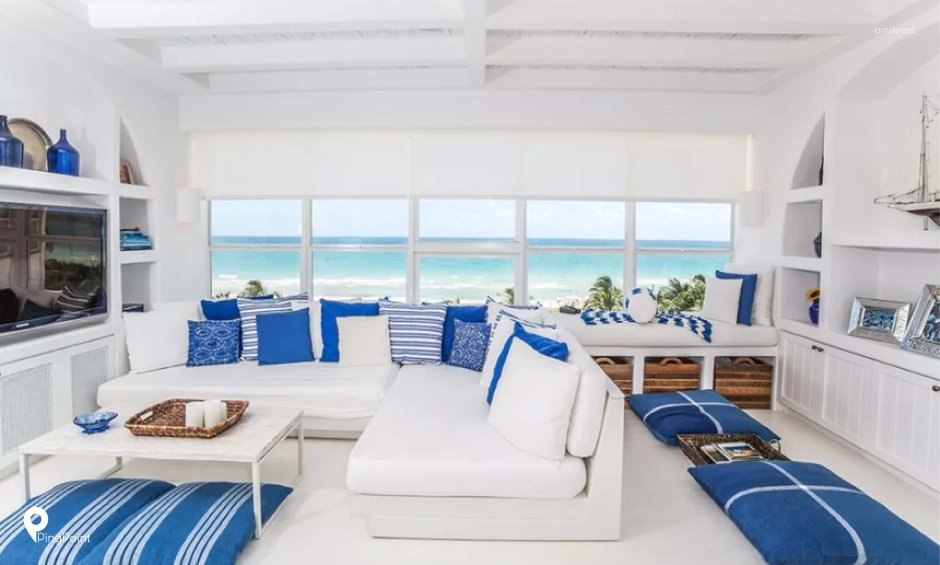 Интерьер в стиле моря