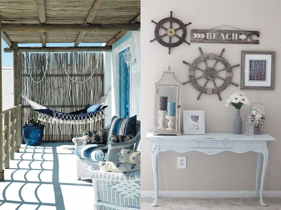 Декор интерьера в морском стиле