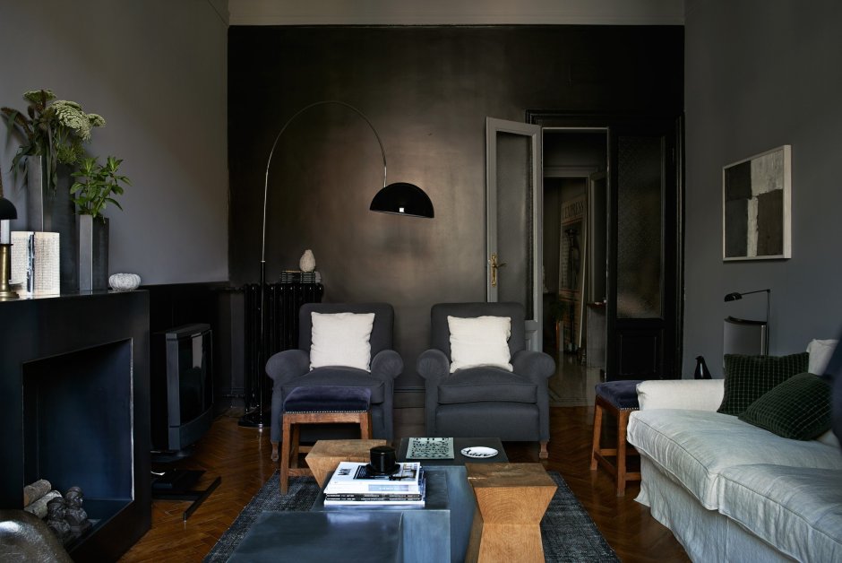 Однотонный интерьер