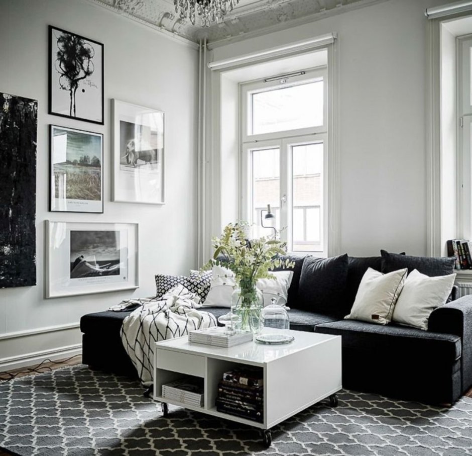 Монохромный стиль в интерьере