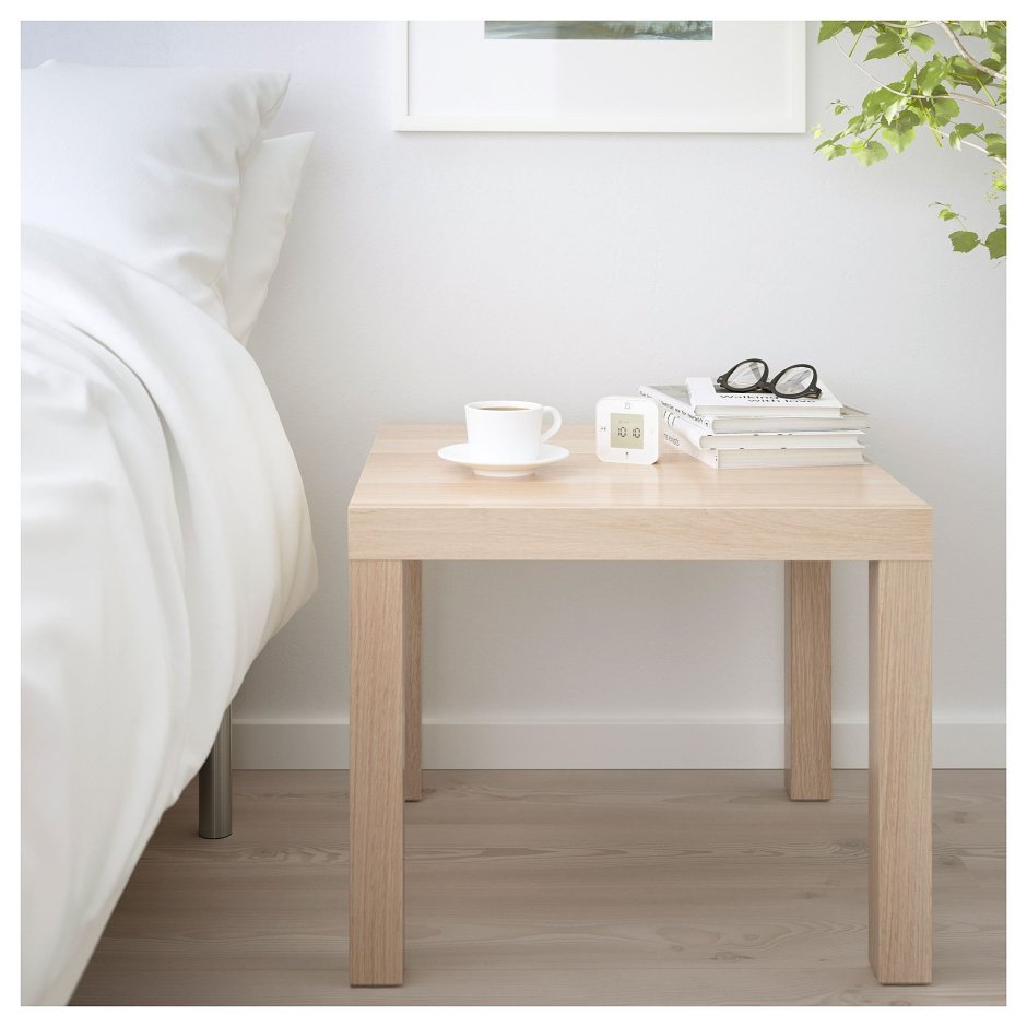 Стол ЛАКК икеа белый