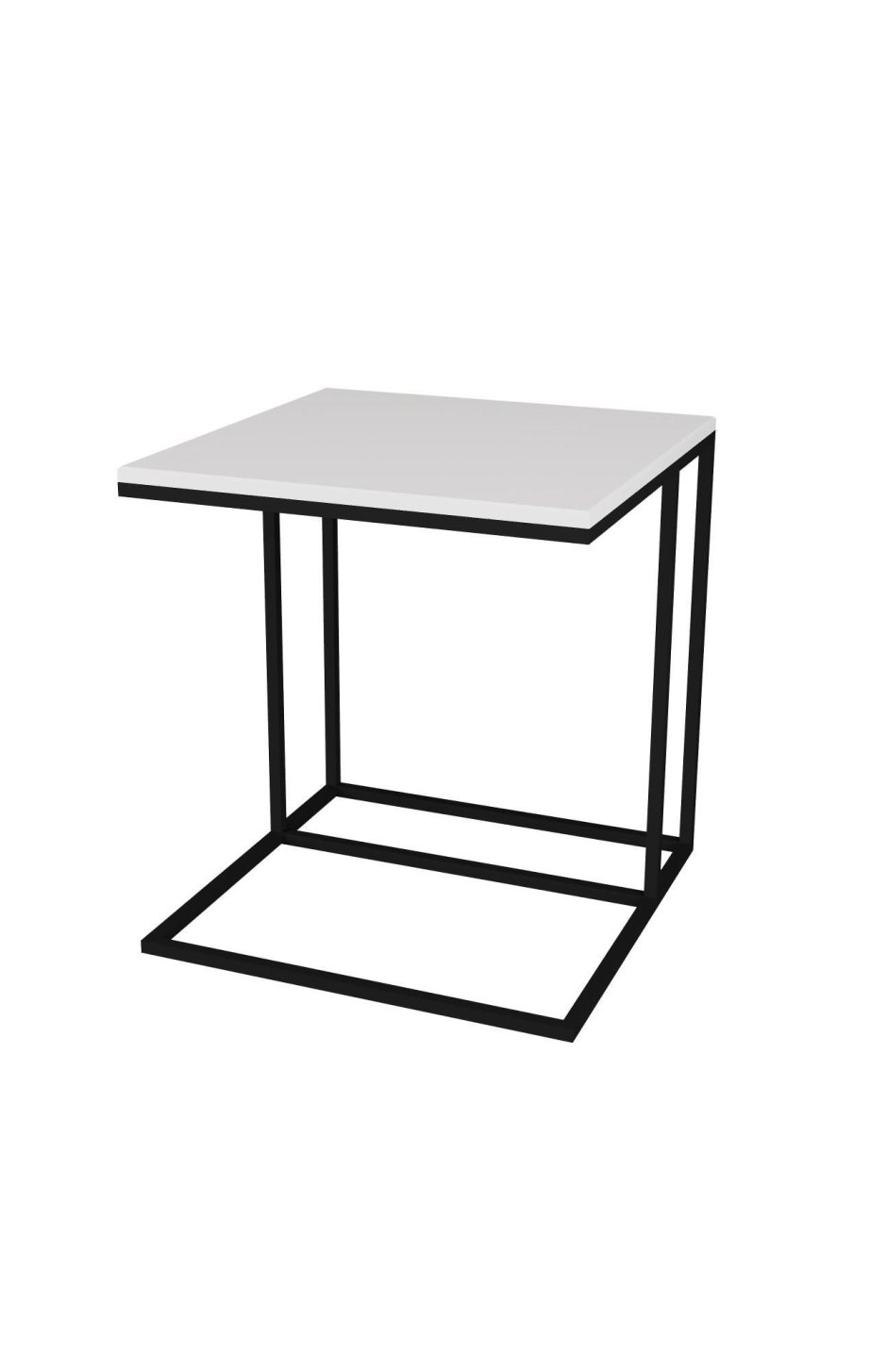 Стол придиванный Калифорния эгрет белый