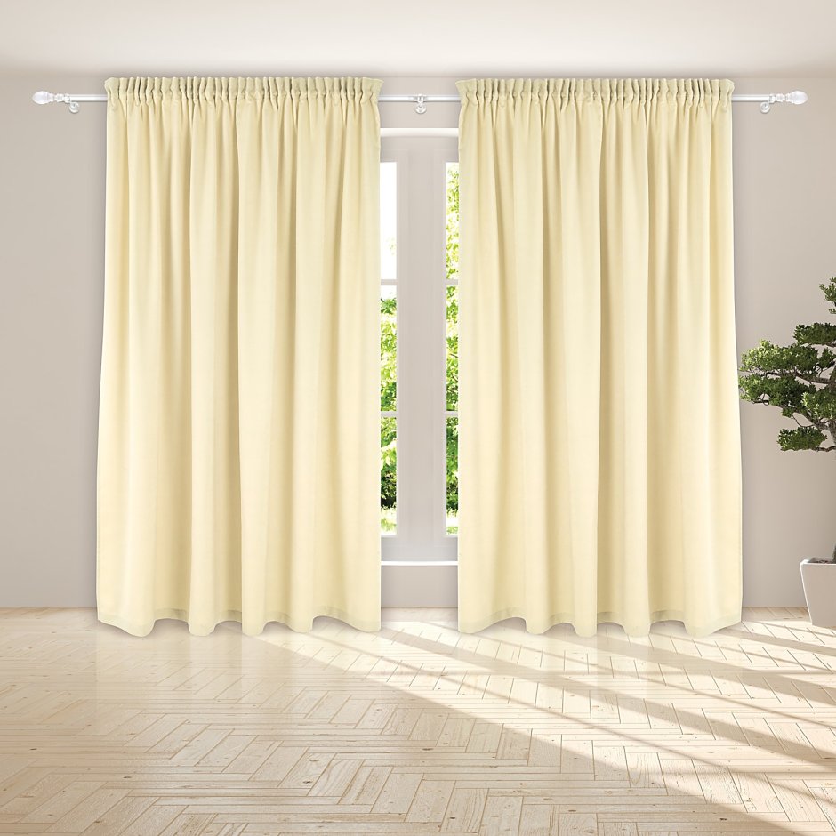 Шторы молочного цвета