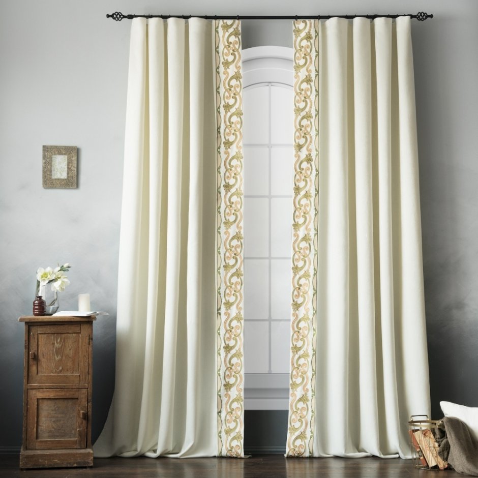 Комплект штор Валери белый