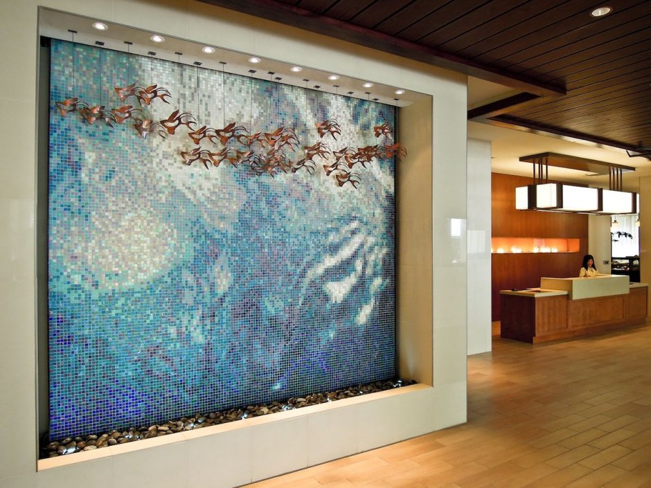Мозаика в интерьере отеля