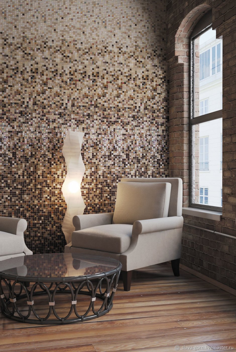 Мозаика в интерьере