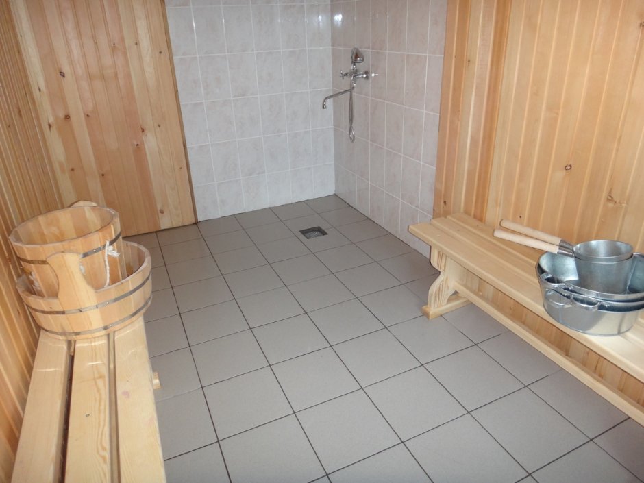 Кафель в бане на пол в помывочной бани