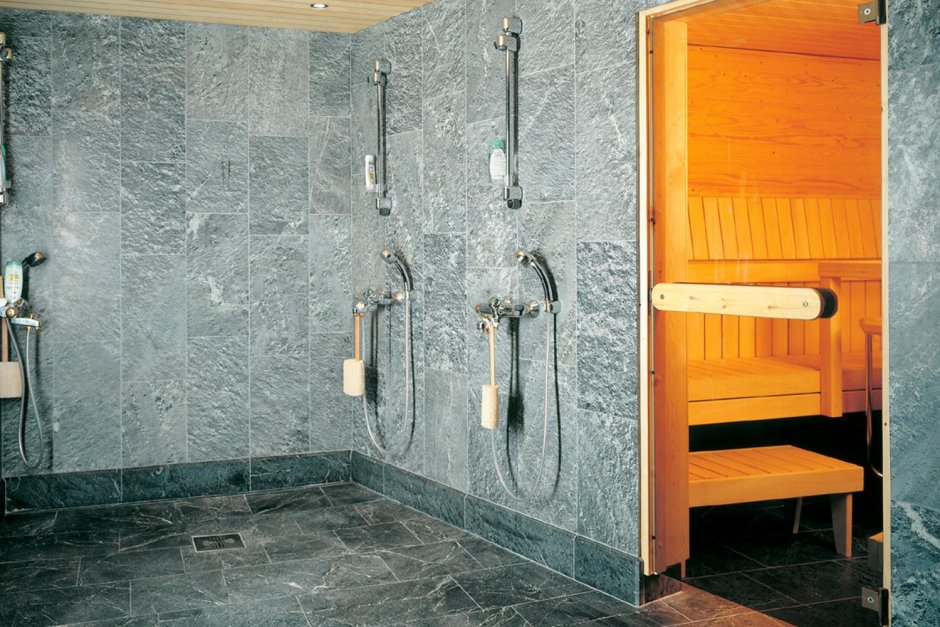 Отделка моечной в бане