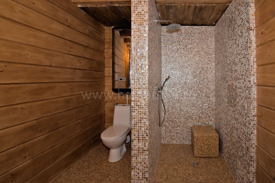 Помывочная в бане отделка