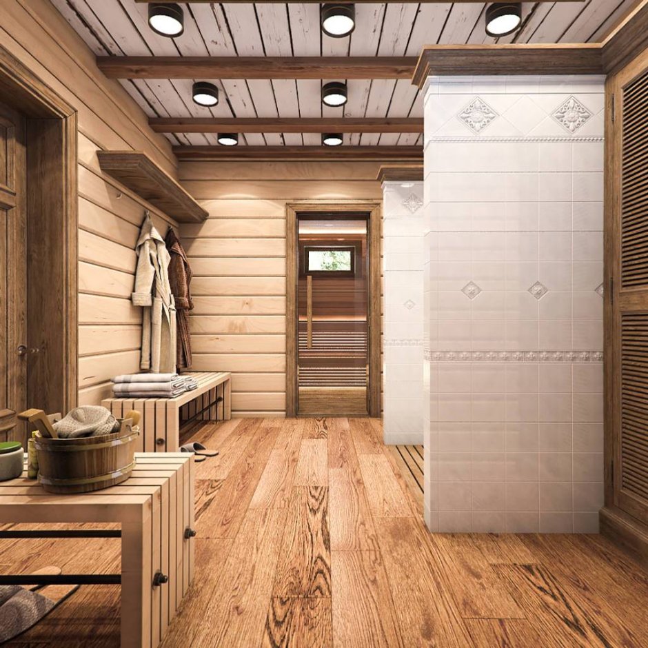 Интерьер бани