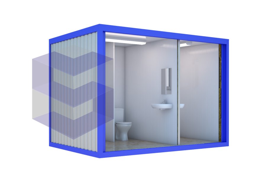 Модульный туалет Максима 405си