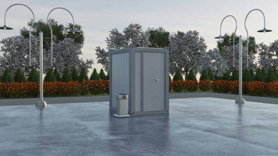 Сетевой туалетный модуль Экос 43и 4800х2430х2600мм