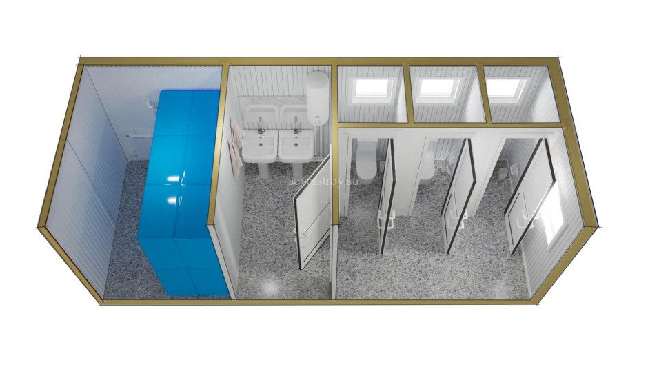 Модульный туалет Максима 405си