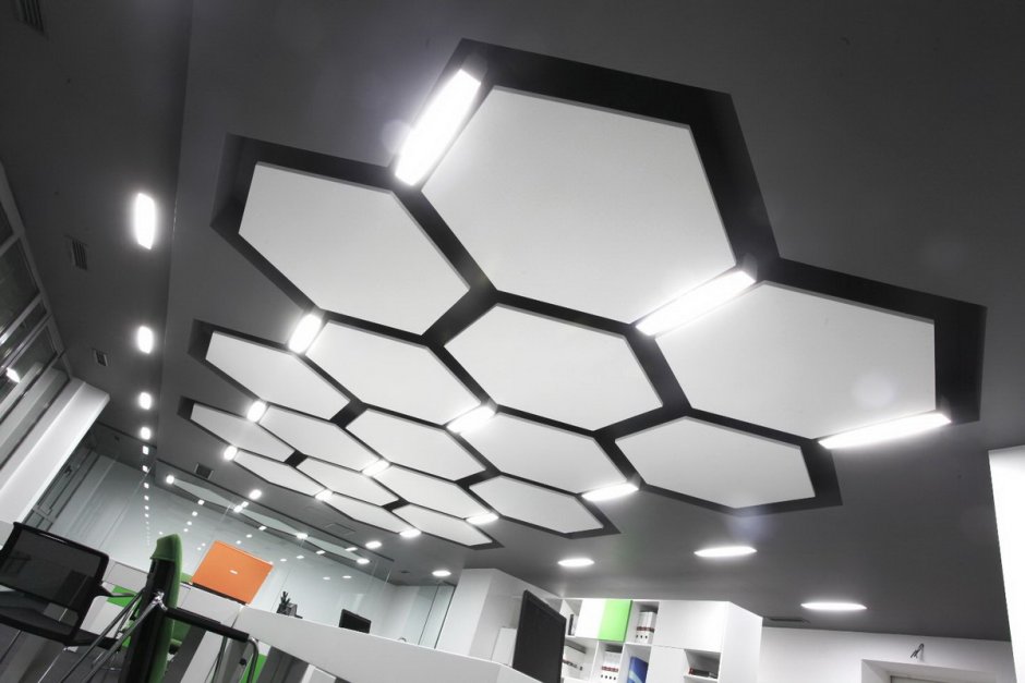 Потолки Optima Canopy Armstrong шестиугольник