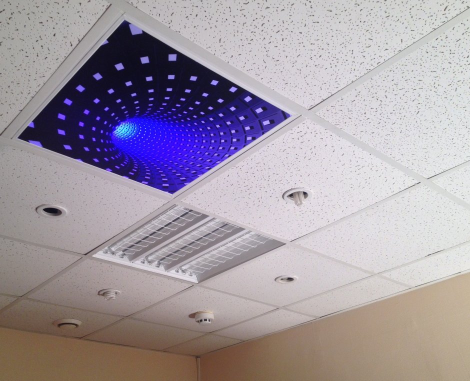 Зеркальный потолок Армстронг кассетный Албес 600x600