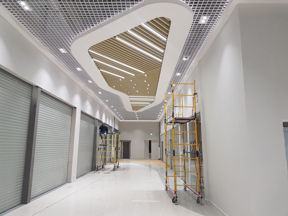 Реечный потолок Грильято