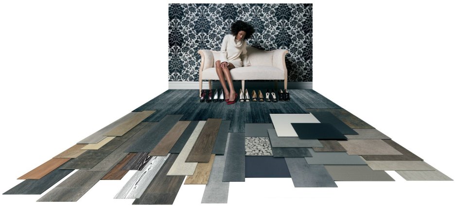 Модульное виниловое покрытие для пола