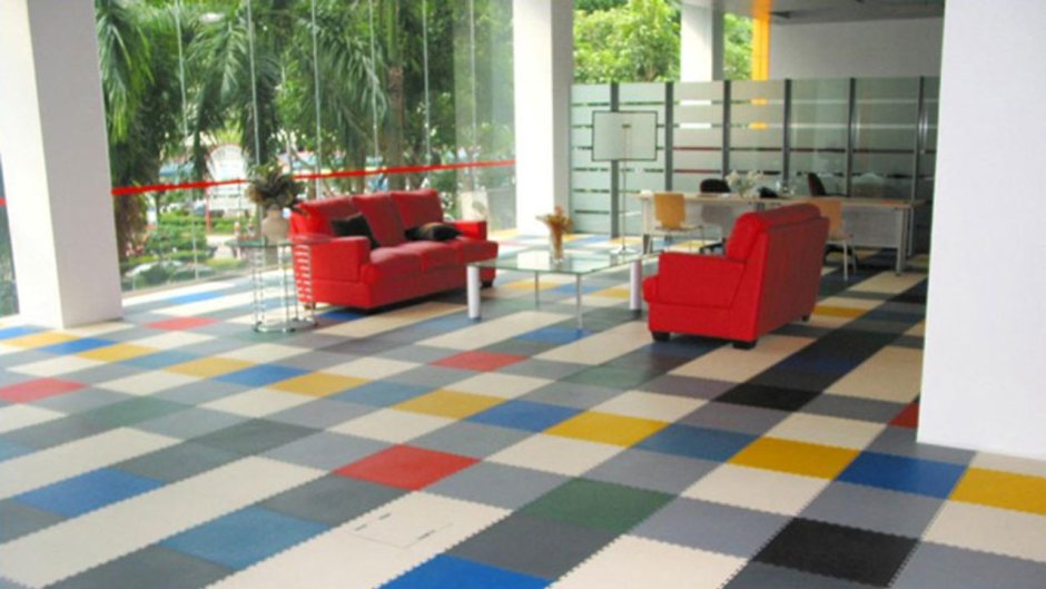 ПВХ плитка 250 250 5 мм модульная для пола