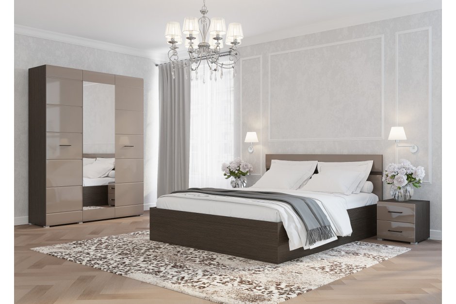 Спальный гарнитур Ненси 1 глянец