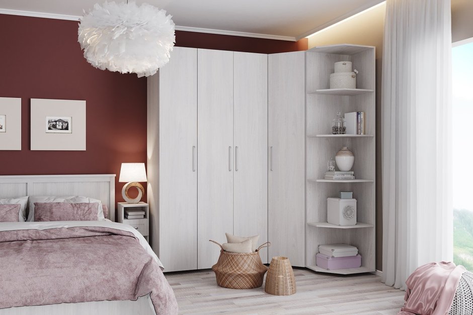 Шкаф ясень Анкор светлый