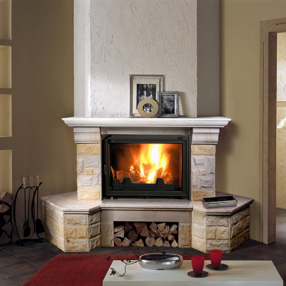 Камин Aster giallo