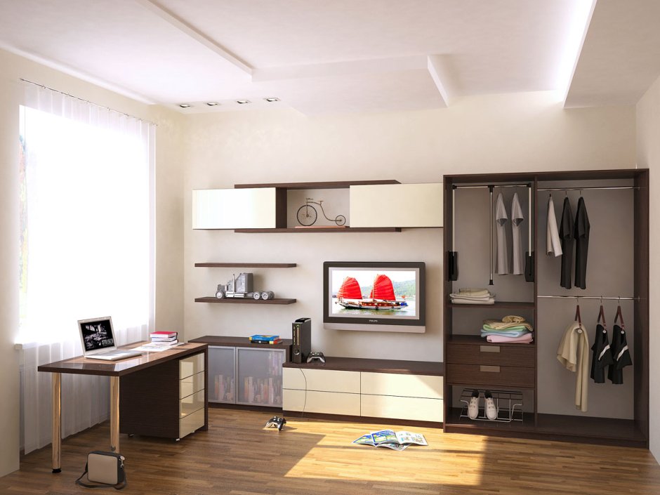 Стенка в комнату подростка