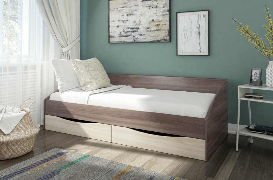 Кровать классика с 2-мя ящиками Вавилон 58