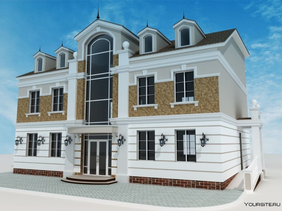 Трехэтажный дом