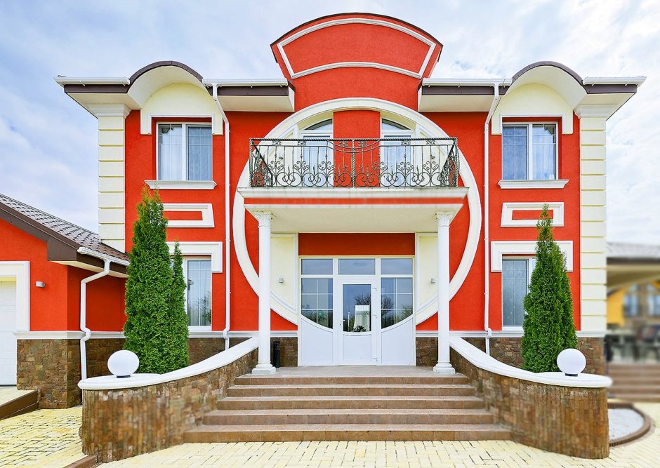 Декоративный фасад здания