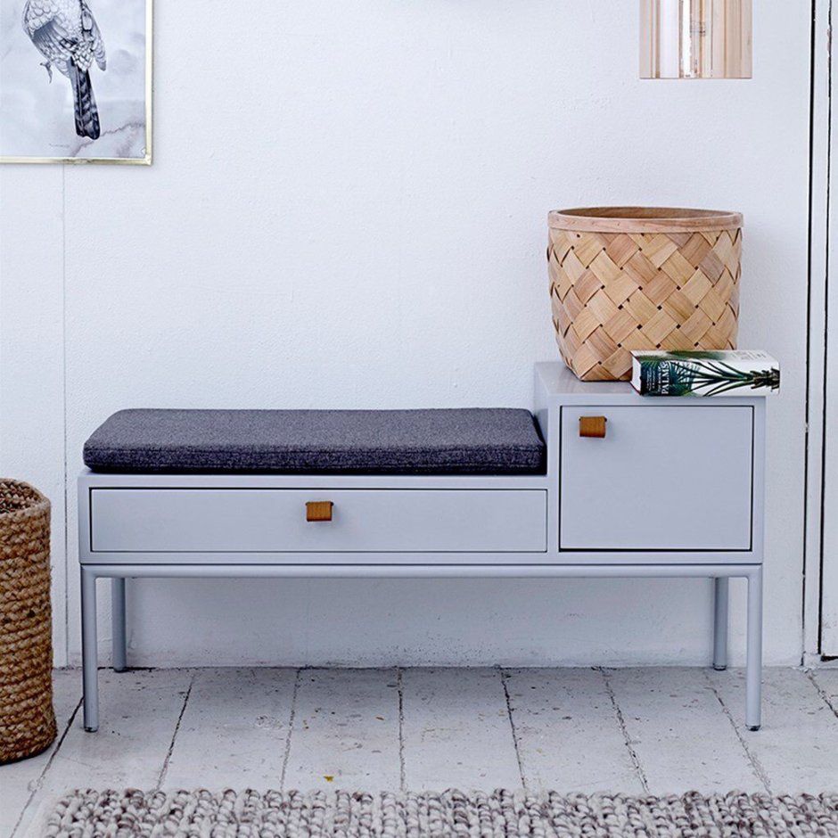 Скамья с ящиком Indra Oak