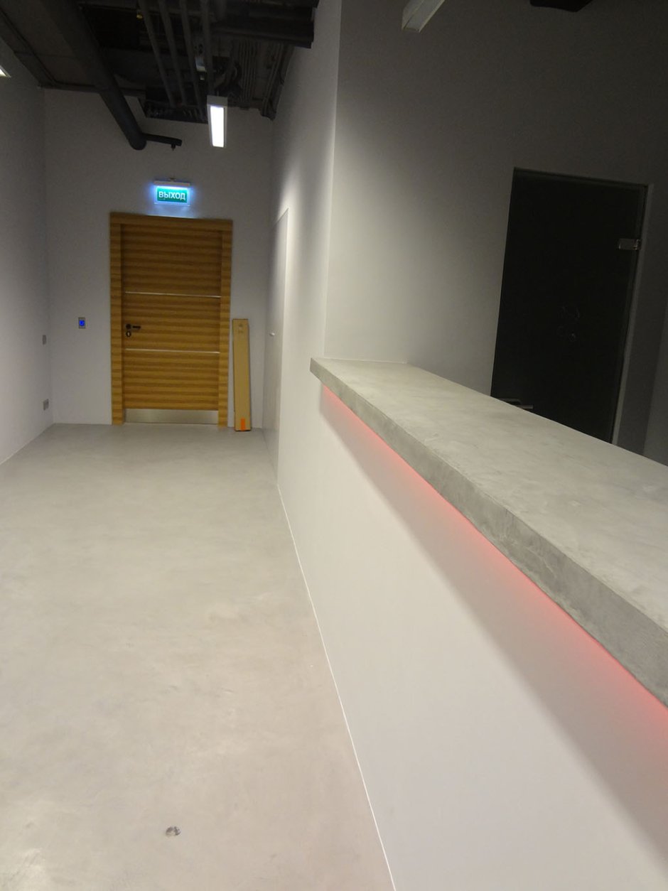 Наливной пол микроцемент