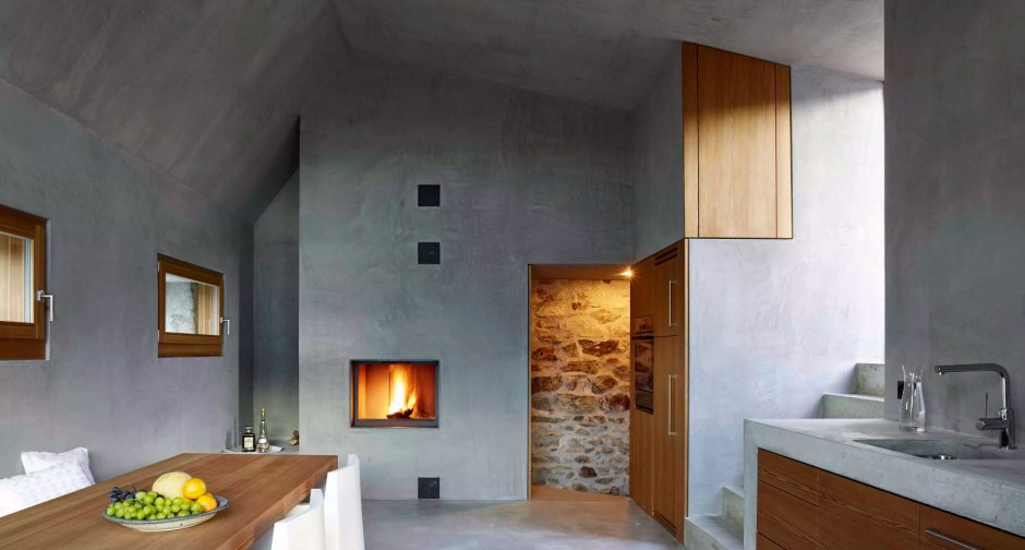 Отделка микроцементом