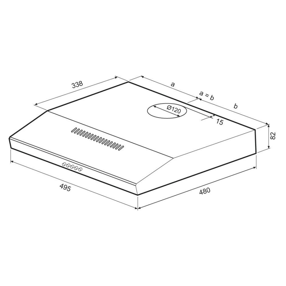 Вытяжка Krona Jessica Slim 500