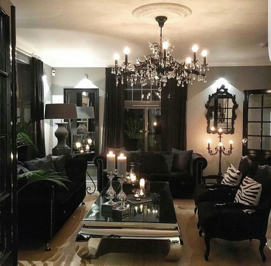 Гостиная в готическом стиле