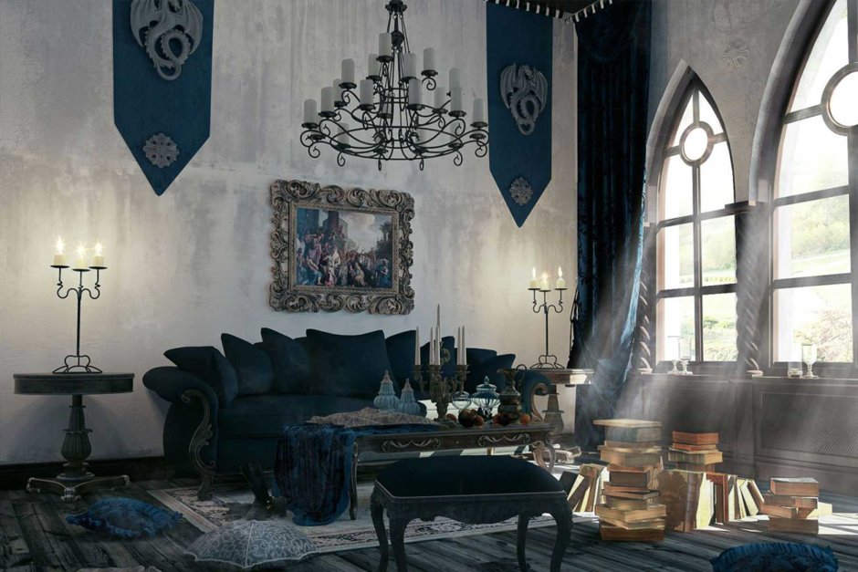 Стиль интерьера Готика 21 век