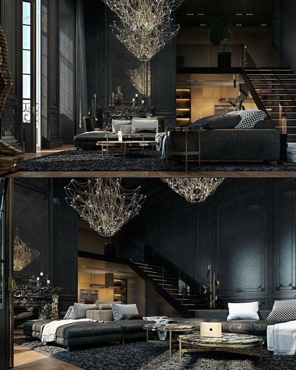 Гостиная в готическом стиле