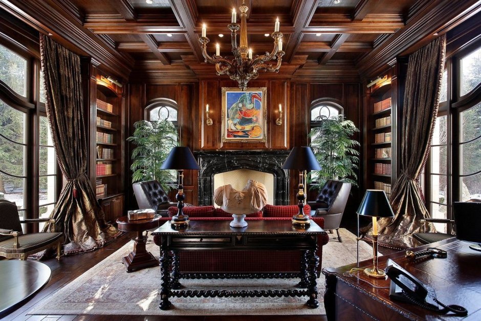 Английский особняк Викторианский стиль интерьер