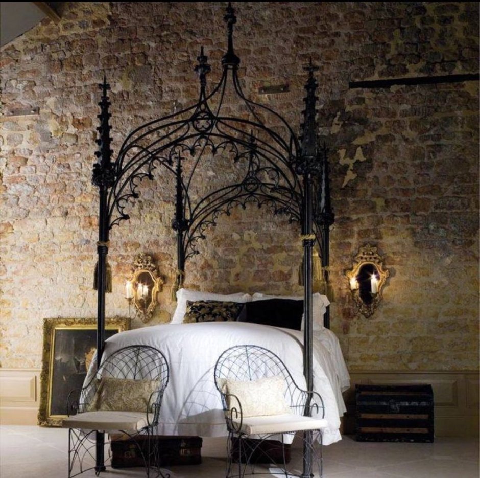 Кованая кровать Готика