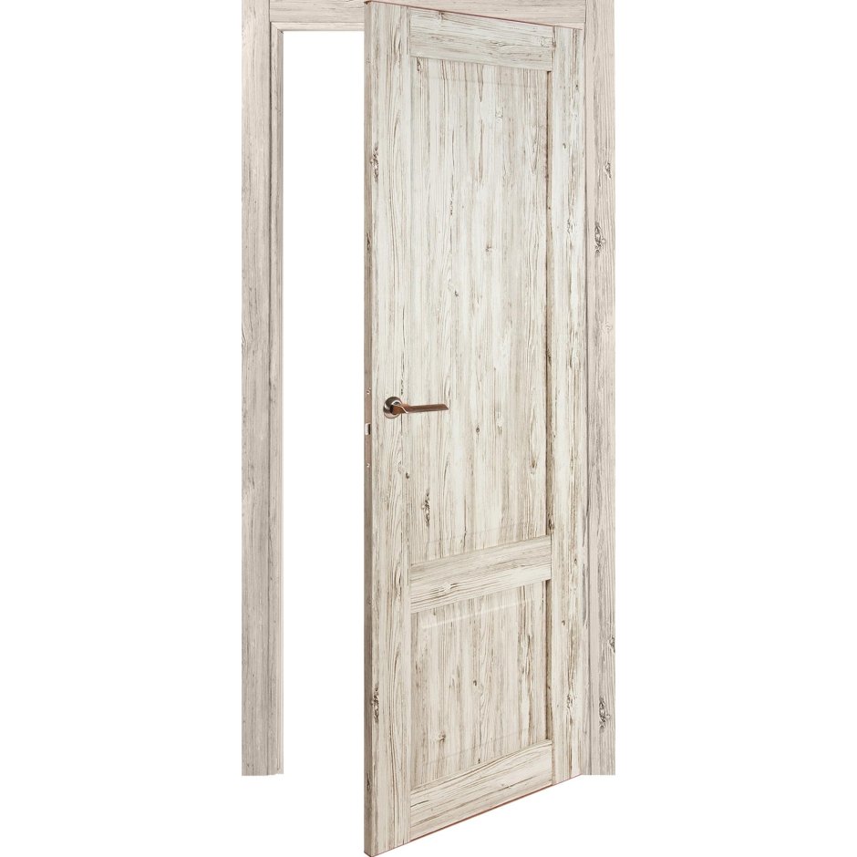 Дверь межкомнатная остеклённая рустик 60x200 см цвет Северная сосна