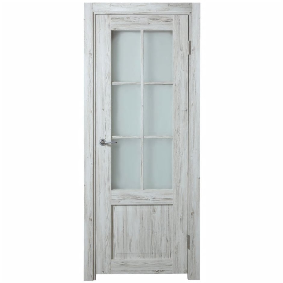 Дверь межкомнатная рустик остеклённая ПВХ цвет Северная сосна 90x200 см