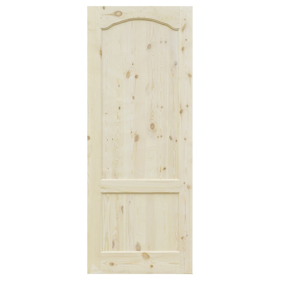 Полотно дверное классика 2000х800мм глухое массив хвои сорт а