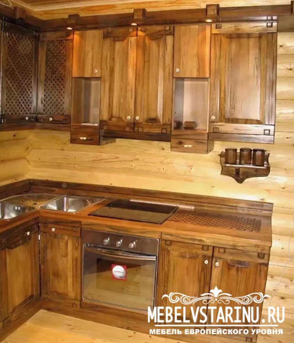 Деревянная кухонная мебель