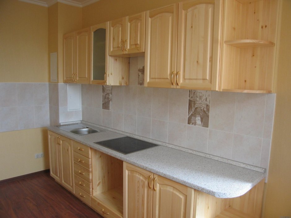 Кухня СКАЙДА из сосны