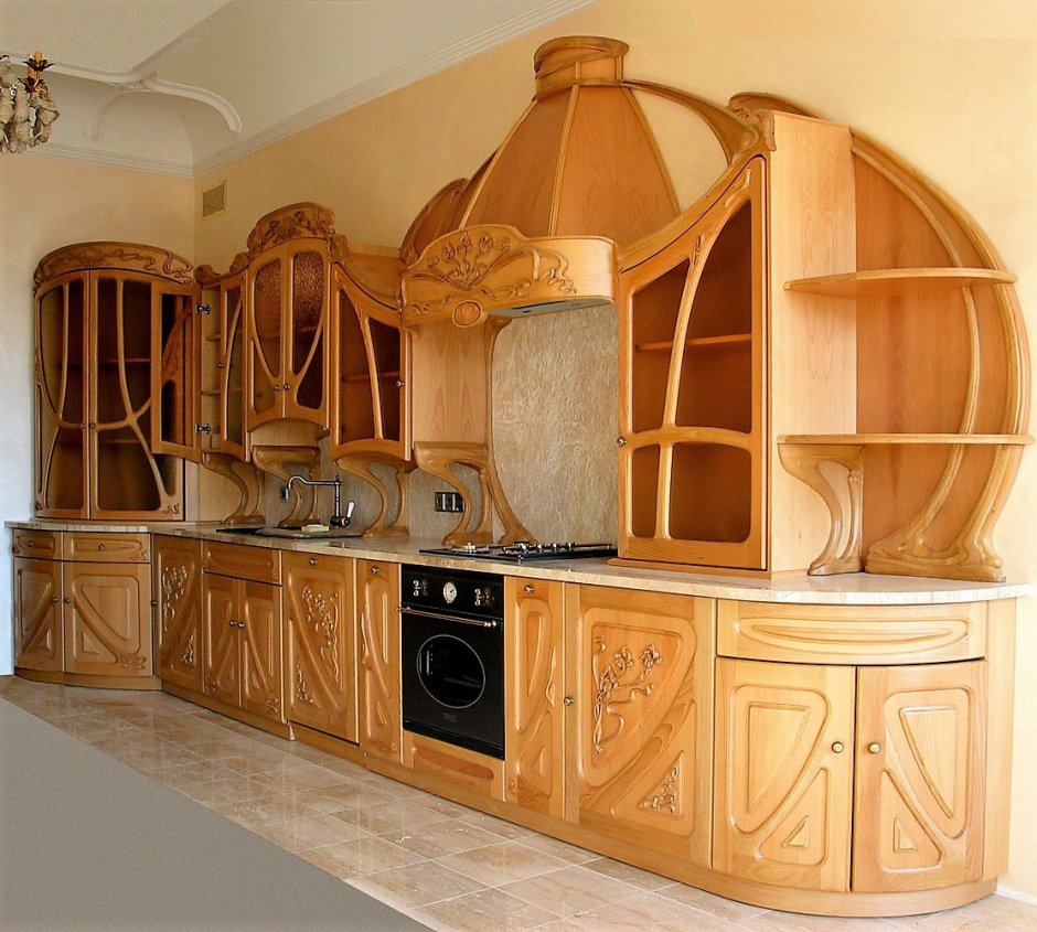Резные кухонные гарнитуры