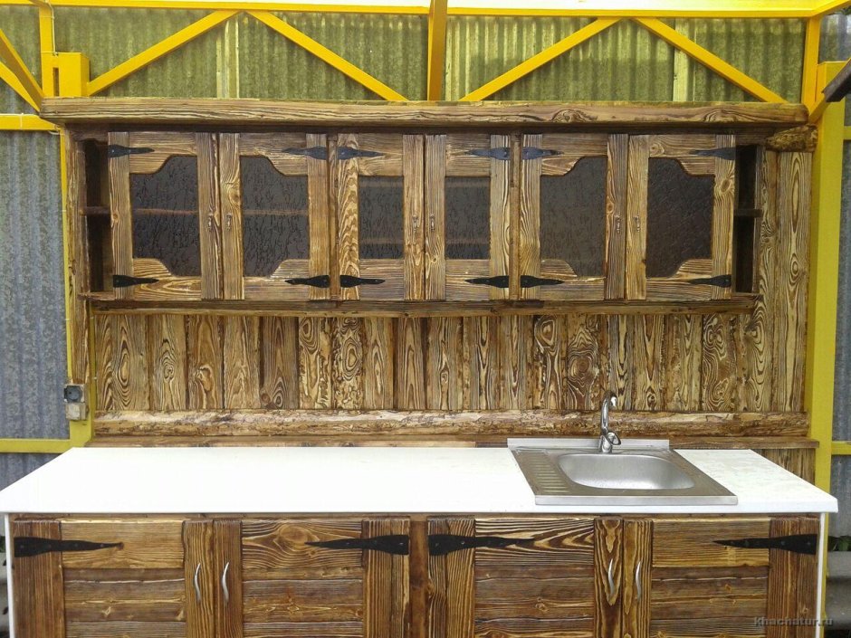 Летняя кухня под старину